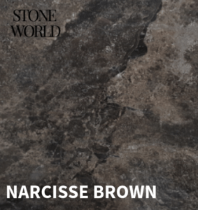 A high-gloss quartz worktop reflecting light for a modern kitchen aesthetic.