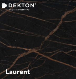 A bespoke kitchen breakfast bar worktop by Serene Stones, perfect for family spaces.