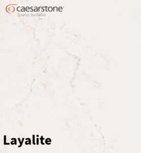 A bespoke quartz kitchen island from Serene Stones, adding elegance and functionality.
