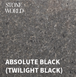 A bespoke Stone World Granite vanity top from Serene Stones, adding elegance to bathrooms.