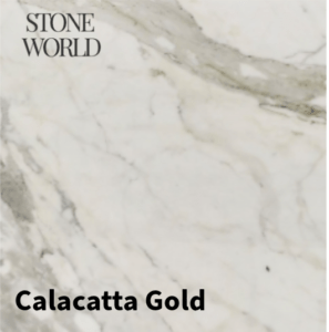 A designer kitchen worktop by Serene Stones, featuring premium materials.