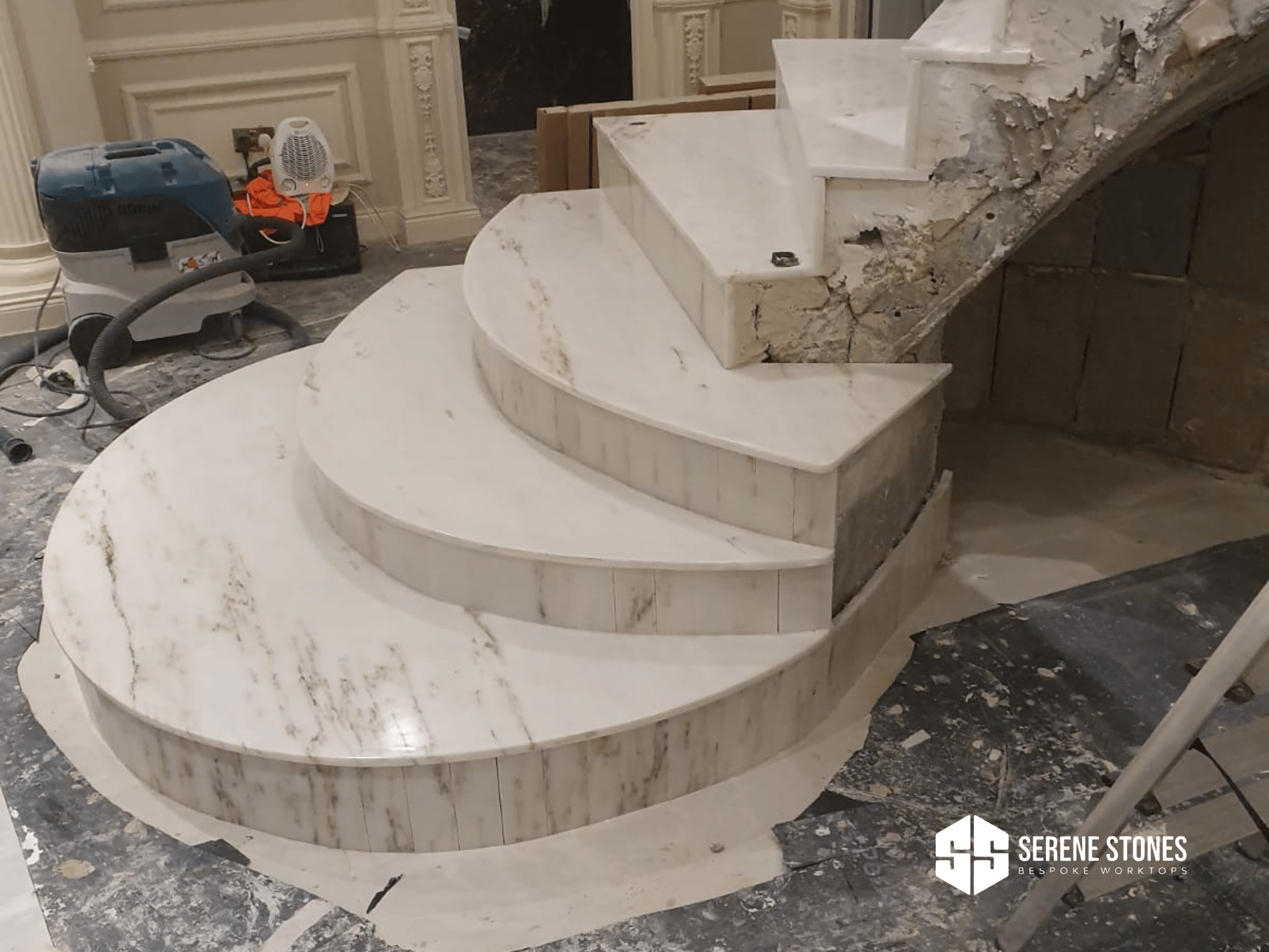 Durable quartz countertop for long-lasting performance.