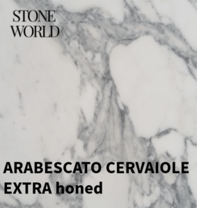 A premium Marble kitchen island with a gloss finish, adding modern sophistication.