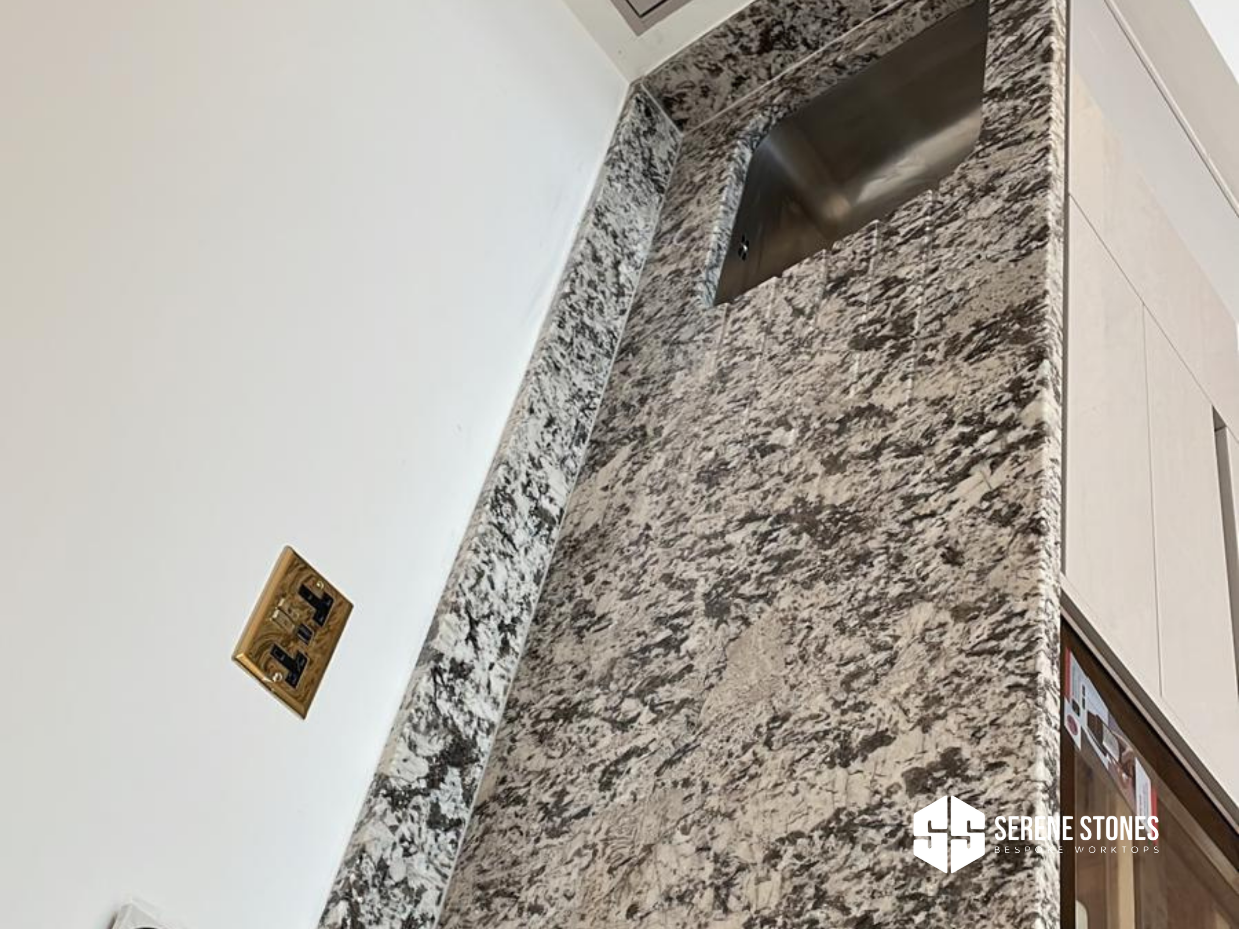 Handcrafted granite kitchen worktops by Serene Stones.