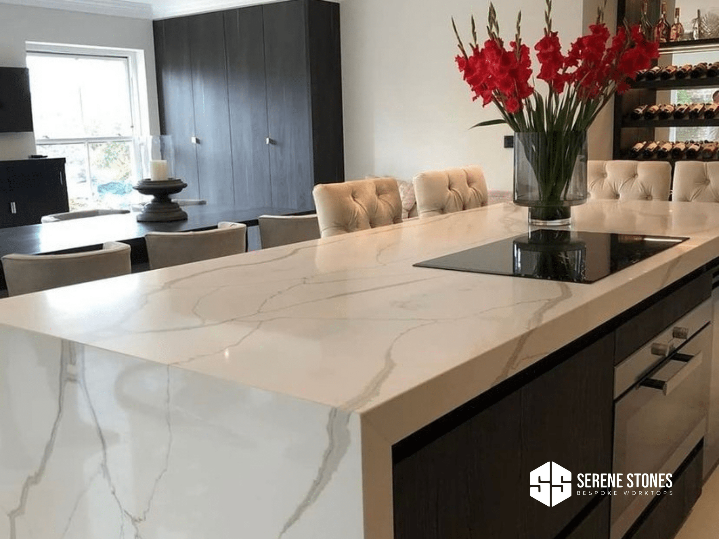 Long-lasting worktops with a sophisticated touch.