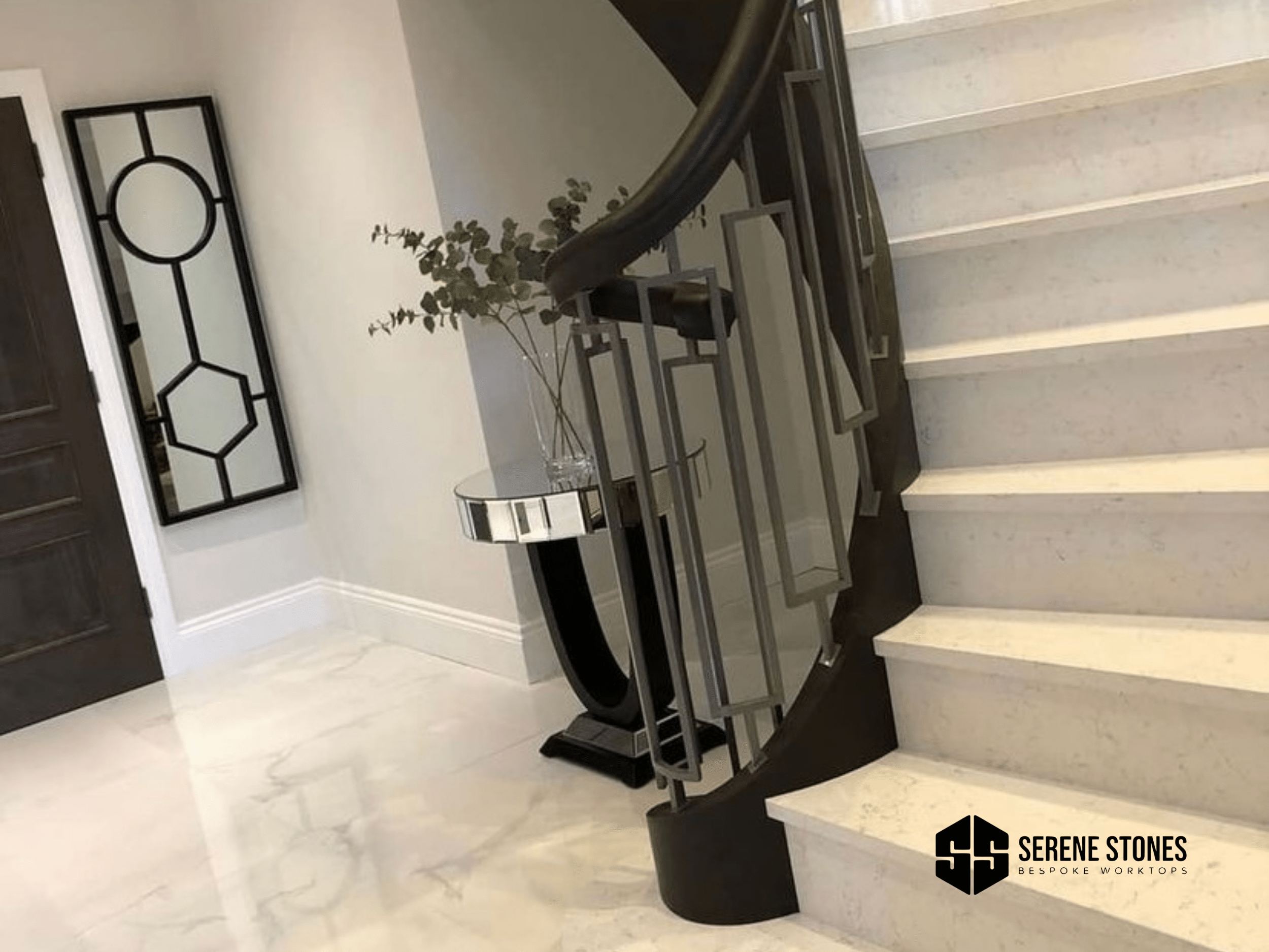High-quality granite worktop crafted by Serene Stones.