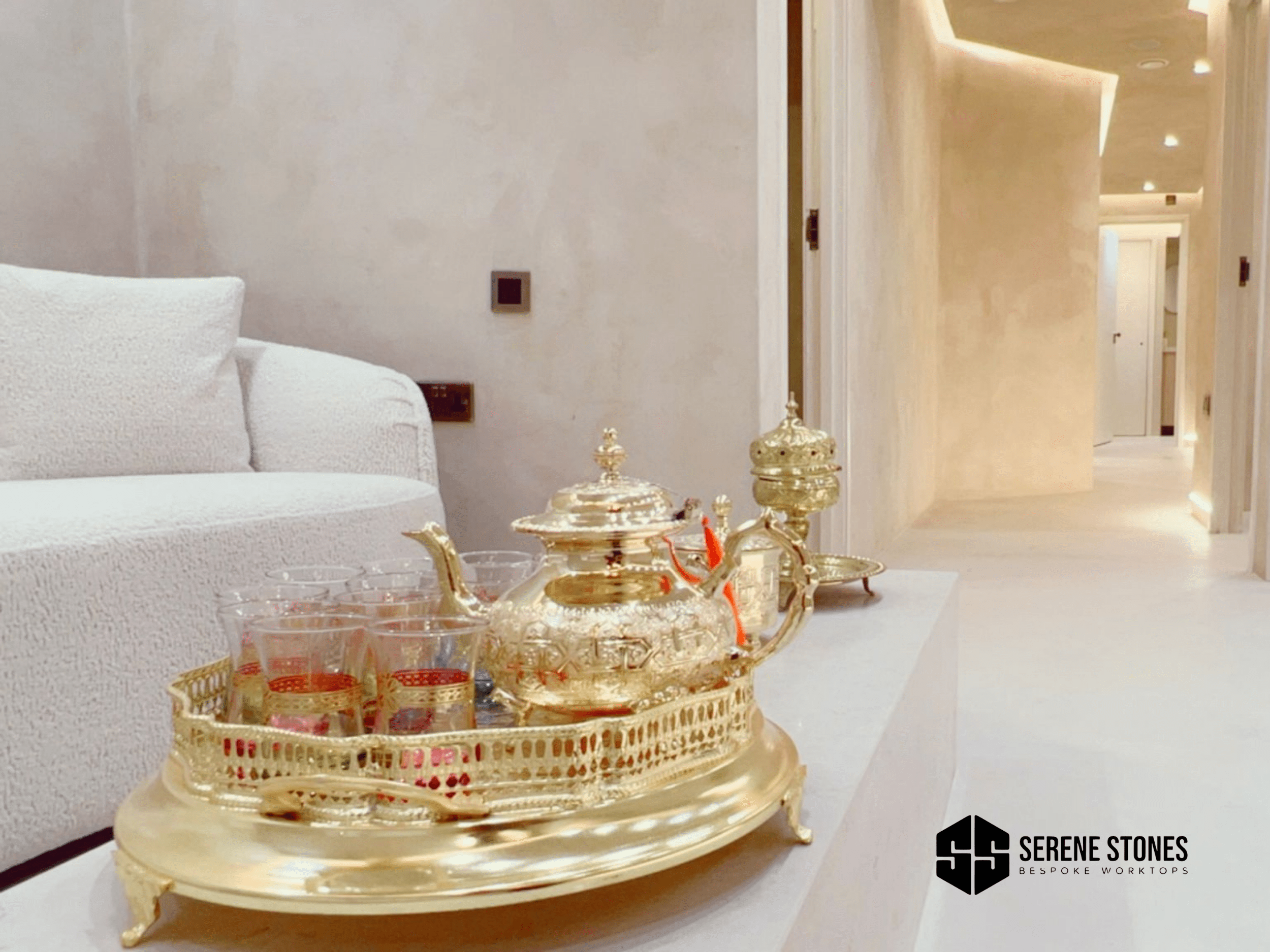 Elegant stone worktops crafted for luxury kitchens.
