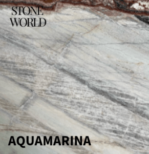 A premium quartz splashback from Serene Stones, easy to clean and maintain.