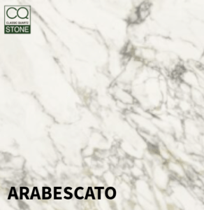 A robust kitchen worktop from Serene Stones, ideal for high-traffic areas. CQ Porcelain